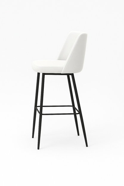 Scaun bar piele ALBASTRA | model SOLO