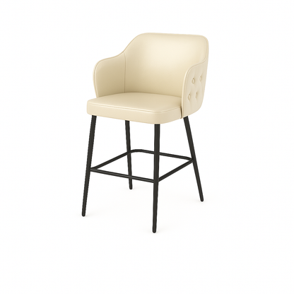 Scaun bar piele VERDE | model TEONA