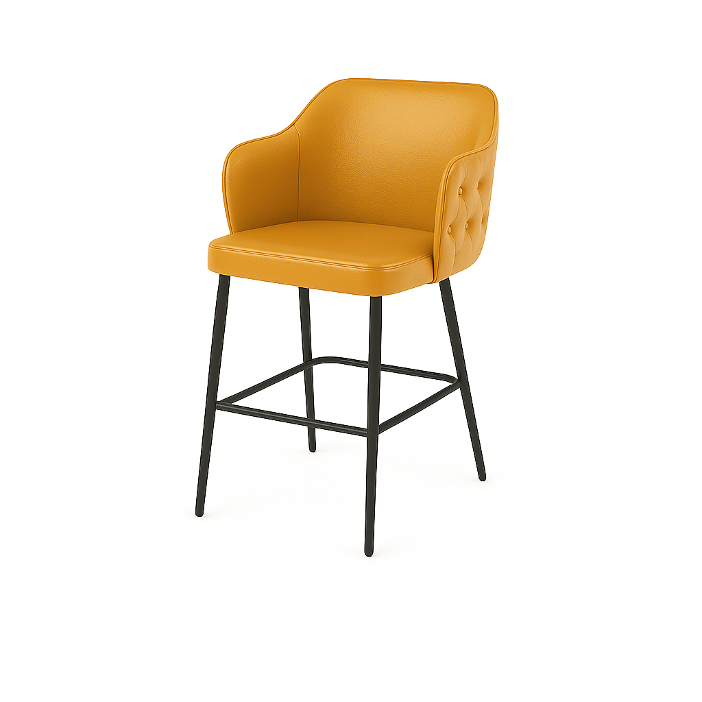 Scaun bar piele ALBASTRA | model TEONA