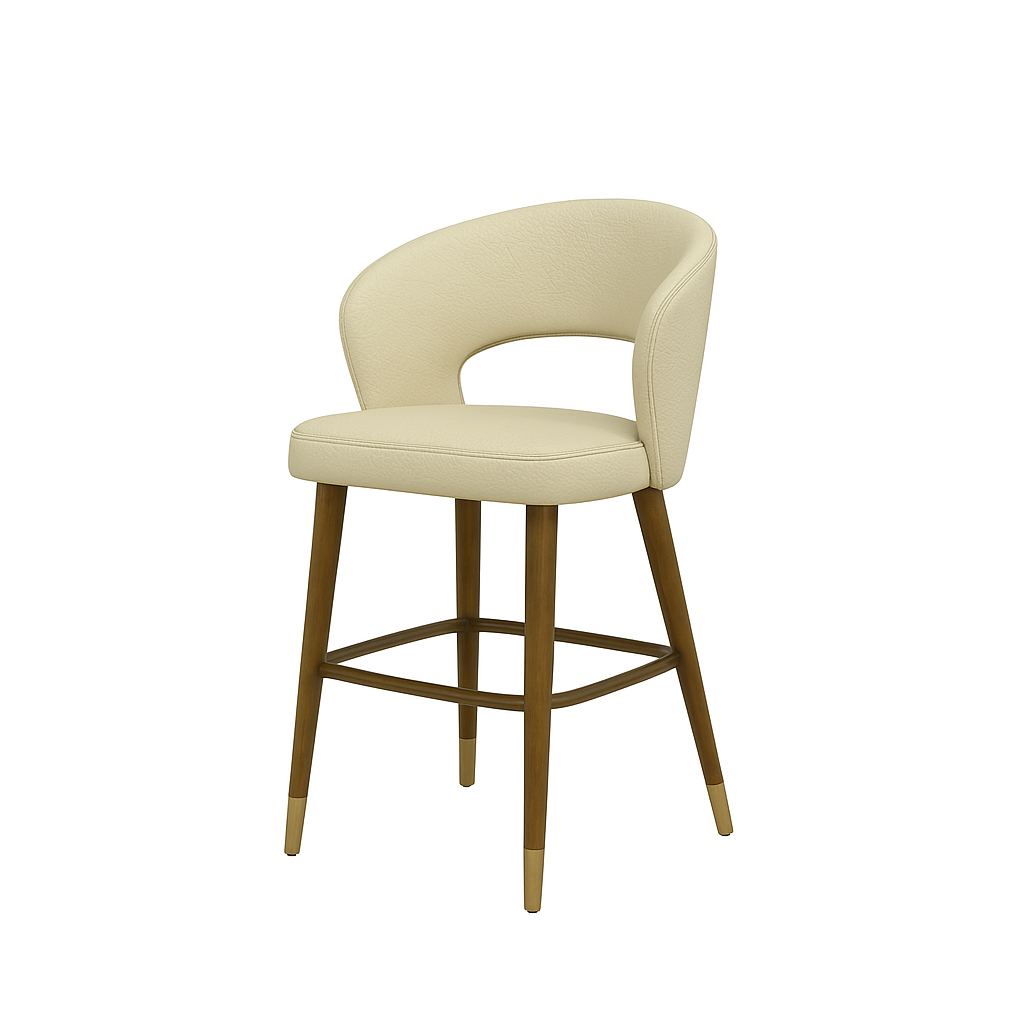 Scaun bar piele naturala | model THOMAS