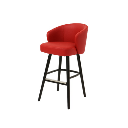 Scaun bar piele VERDE | model BRUNO