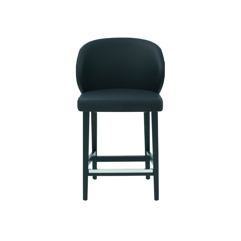 Scaun bar piele naturala GALBENA | model CAPRICE