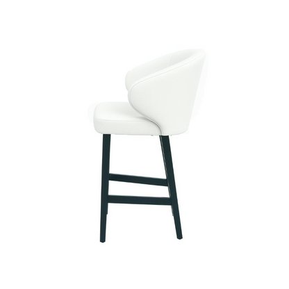 Scaun bar piele naturala VERDE | model CAPRICE