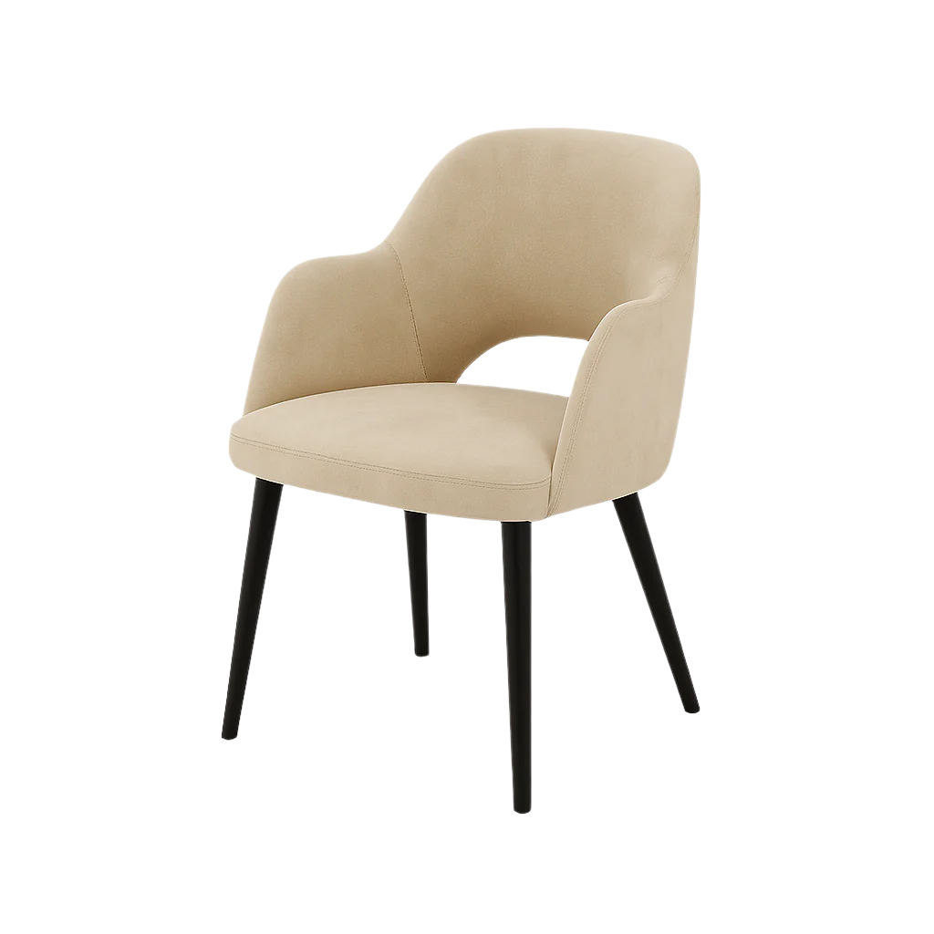 Scaun catifea ALBASTRA | model SUNIC