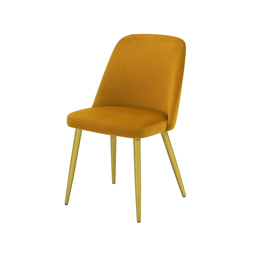 Scaun catifea ALBASTRA | model FOX