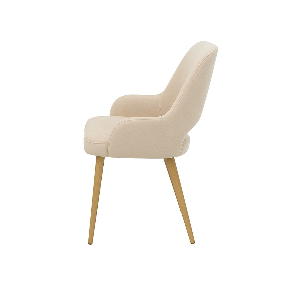 Scaun catifea ALBASTRA | model HUGO