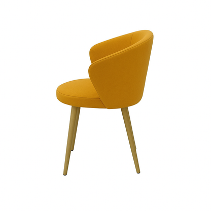 Scaun catifea GALBENA | model JAY