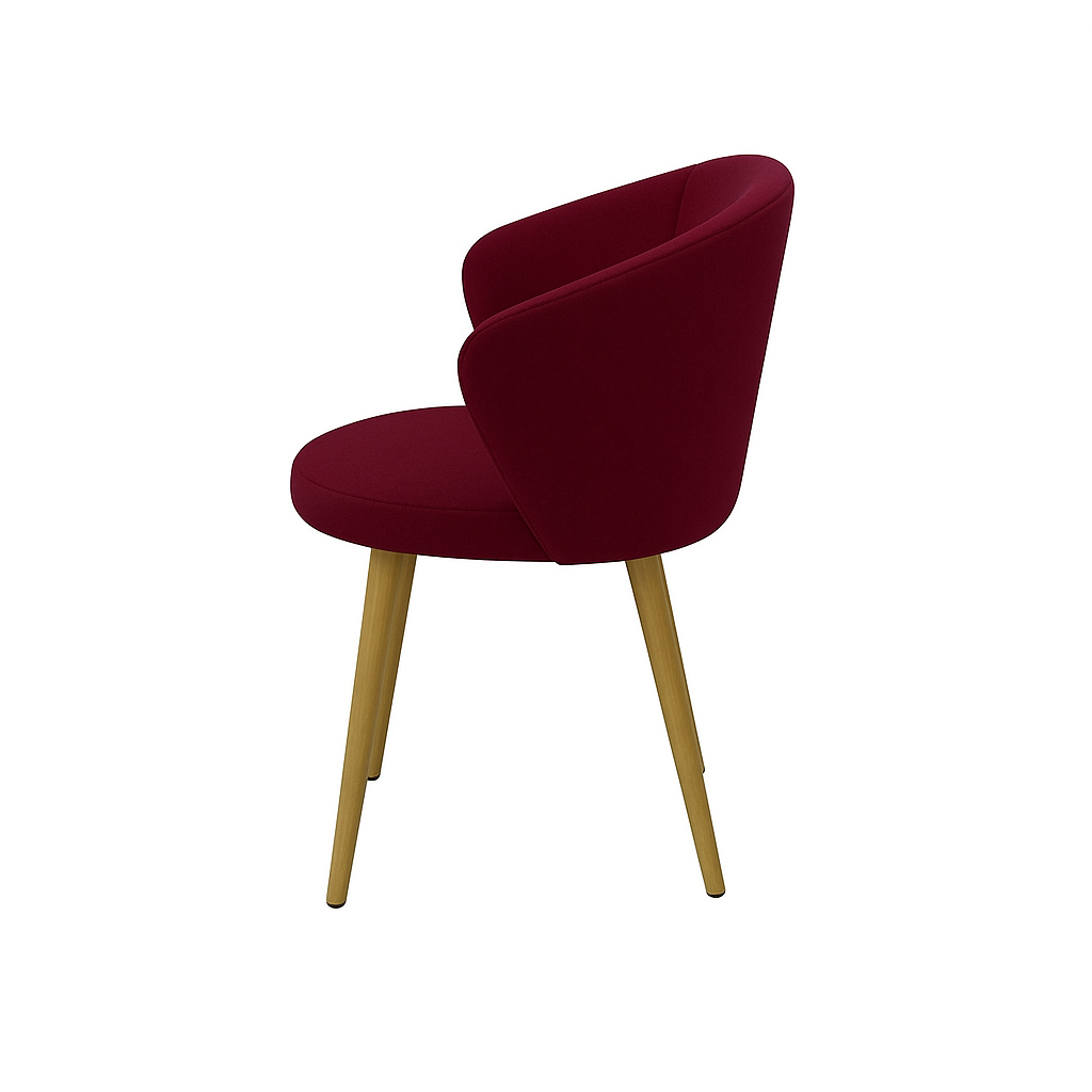 Scaun catifea ROZ | model JAY