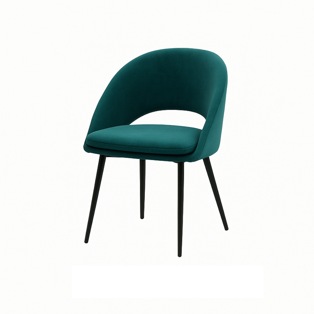 Scaun catifea VERDE | model LAVA