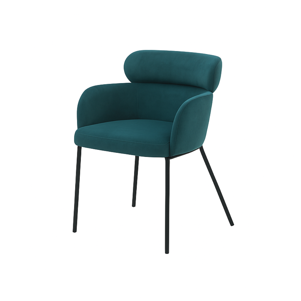 Scaun catifea ALBASTRA | model LENY