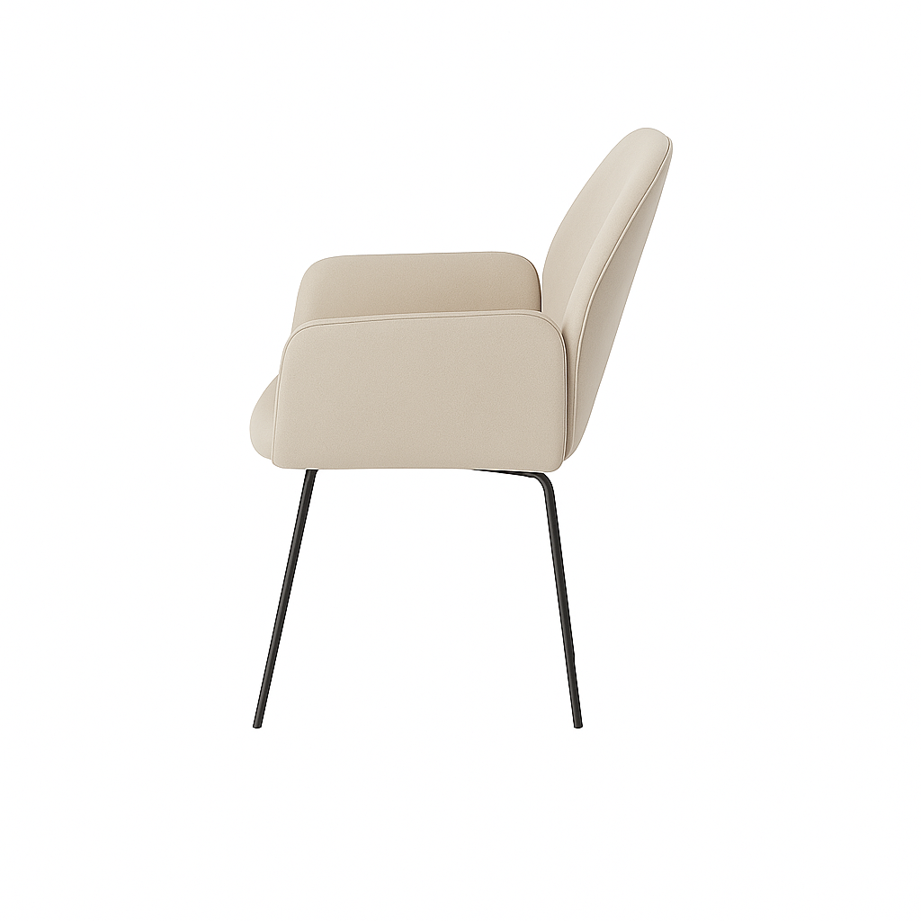 Scaun catifea ROZ | model PETRA