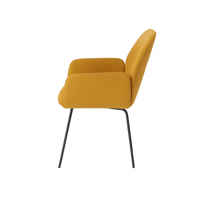 Scaun catifea GALBENA | model PETRA