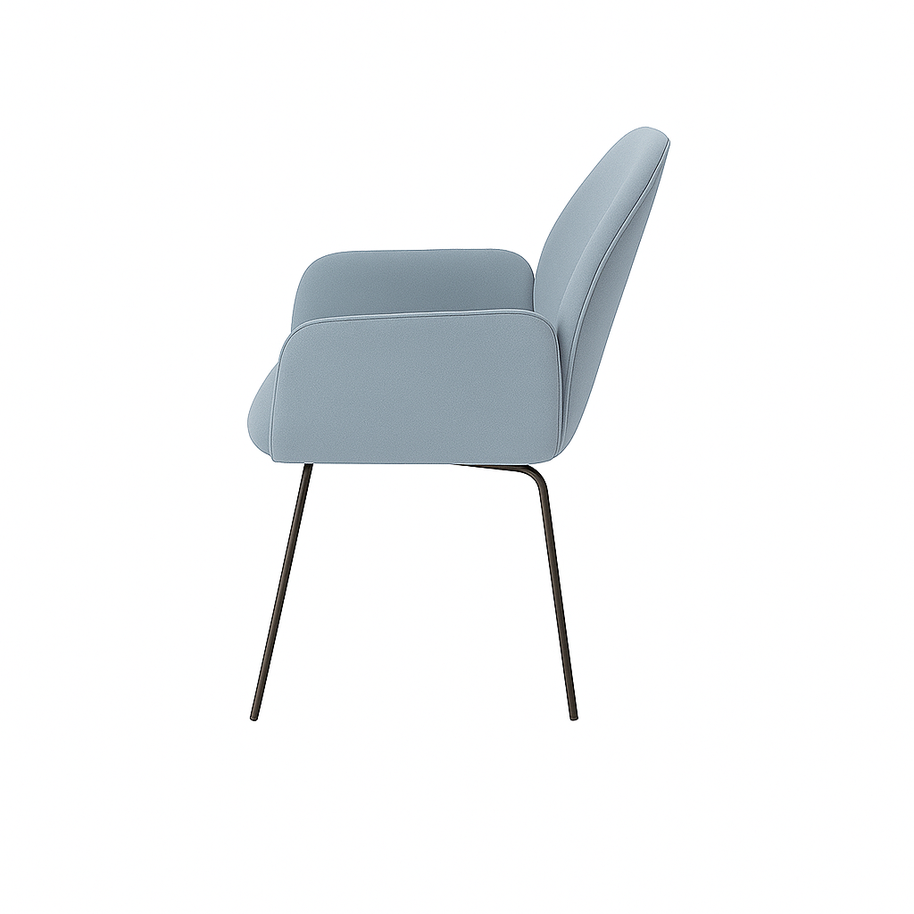 Scaun catifea ROZ | model PETRA