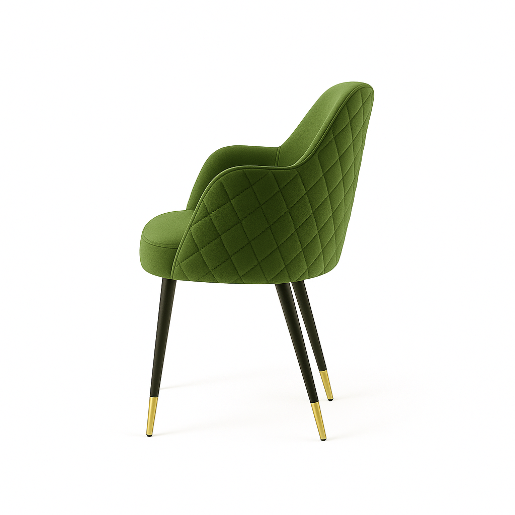 Scaun catifea GALBENA | model PINO X