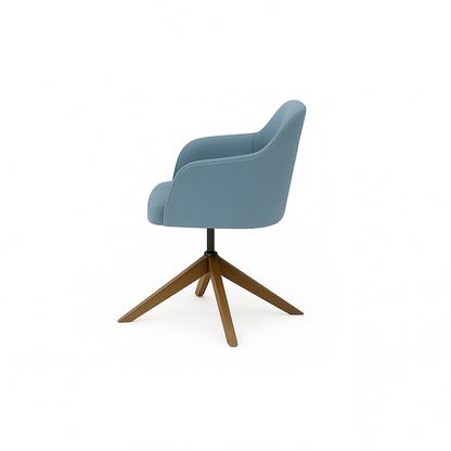 Scaun catifea GALBENA | model ROBI