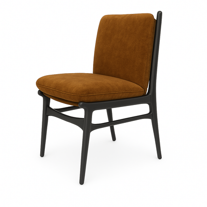 Scaun catifea GRI | model ALDO NA