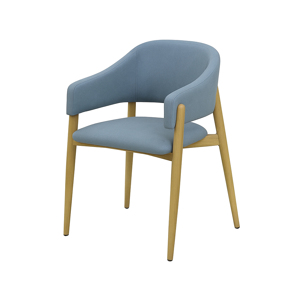 Scaun catifea ROZ | model ALMA