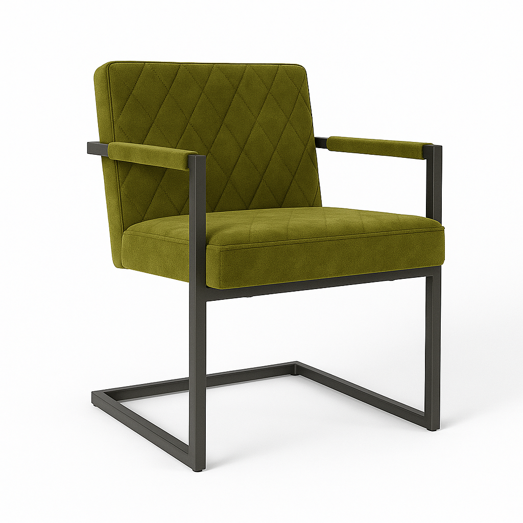 Scaun catifea VERDE | model BADSAAL SALINO