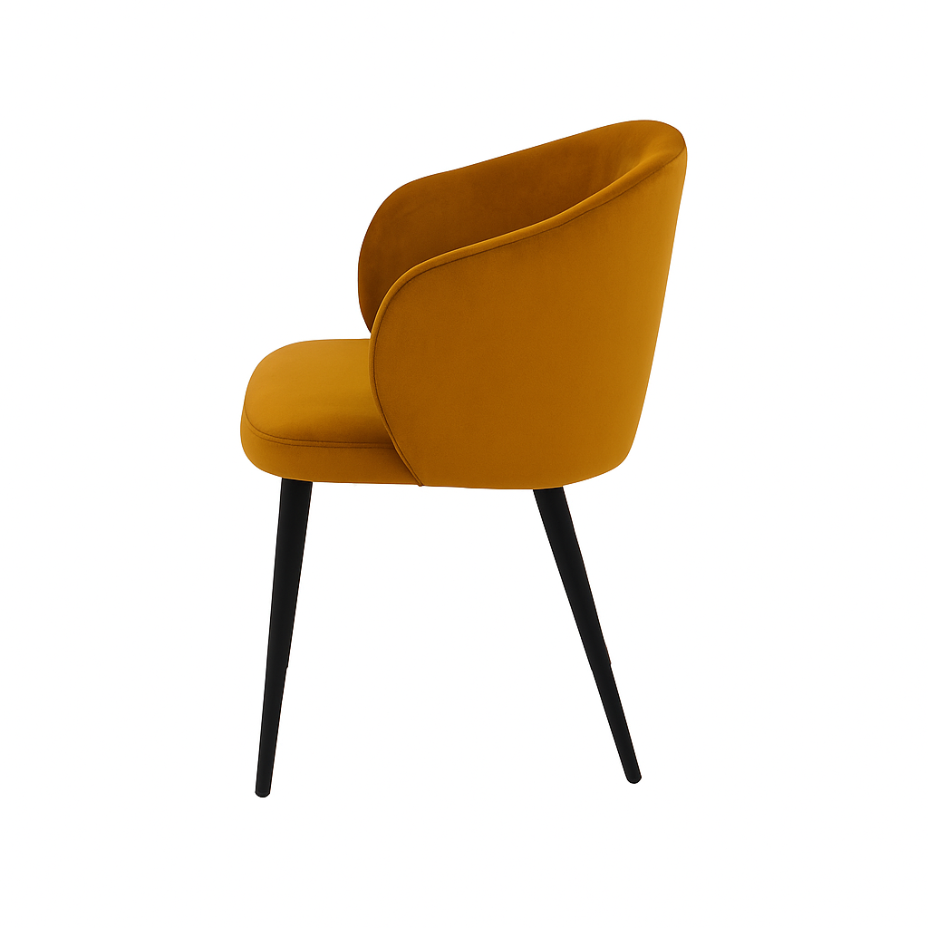 Scaun catifea ALBASTRA | model CAPRISO