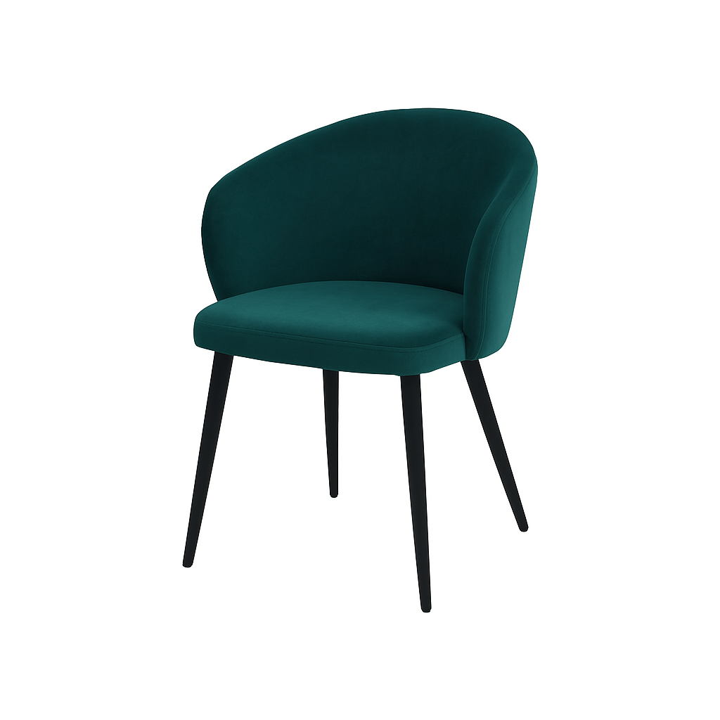 Scaun catifea ALBASTRA | model CAPRISO