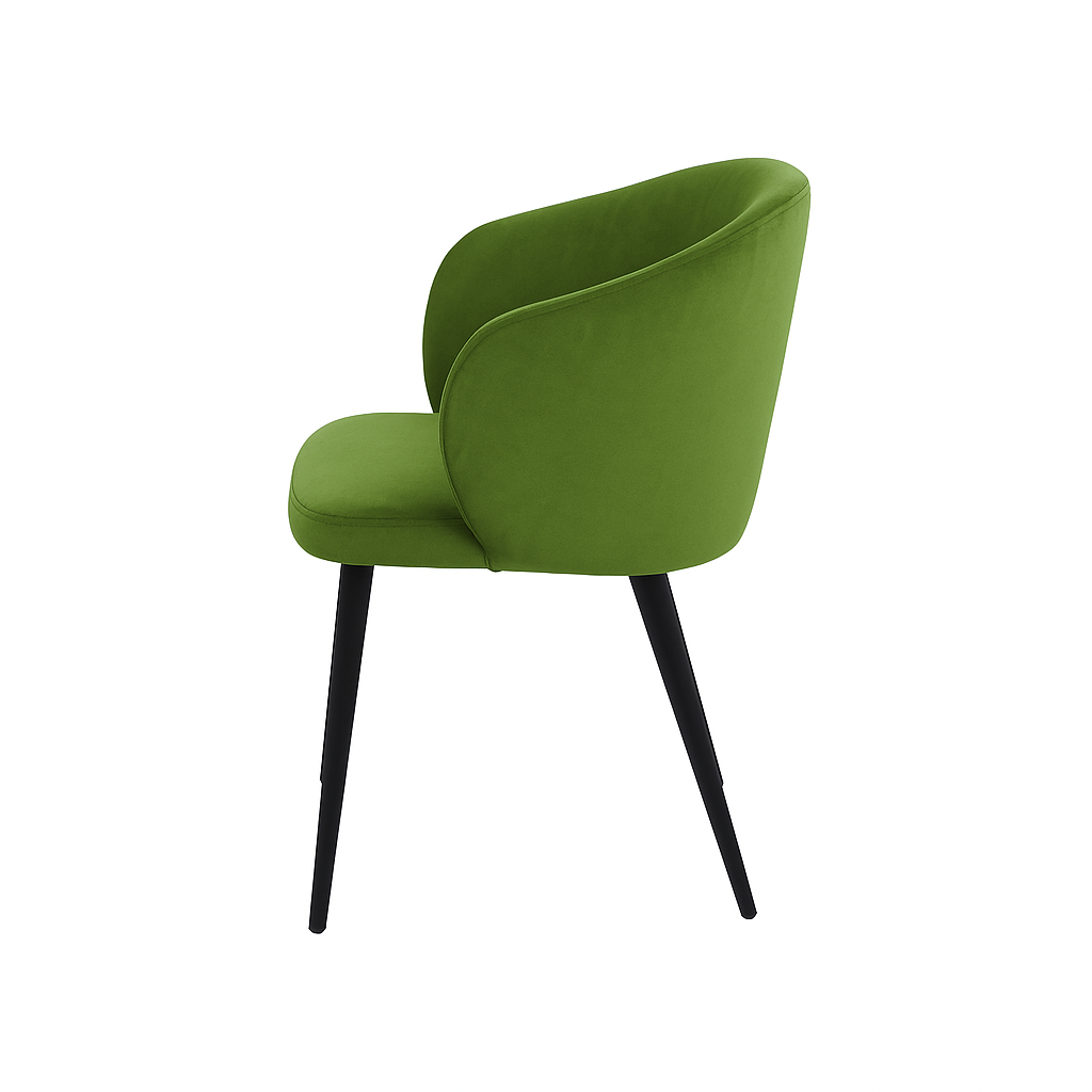 Scaun catifea GALBENA | model CAPRISO