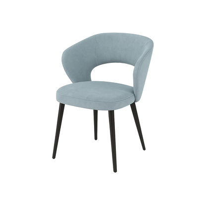 Scaun catifea ALBASTRA | model CASIUS