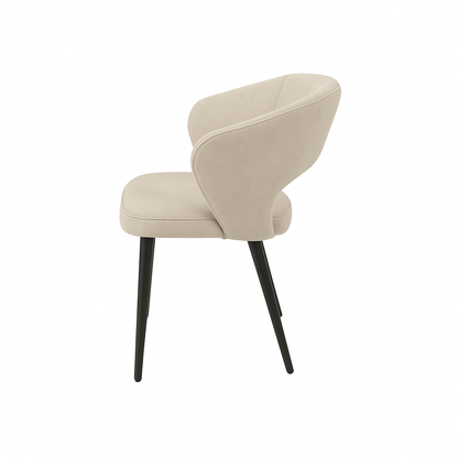 Scaun catifea ALBASTRA | model CASIUS