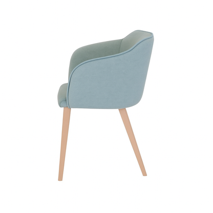 Scaun catifea ALBASTRA | model CROCO