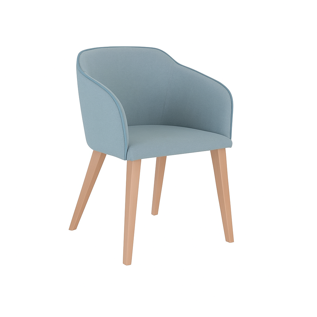 Scaun catifea GALBENA | model CROCO