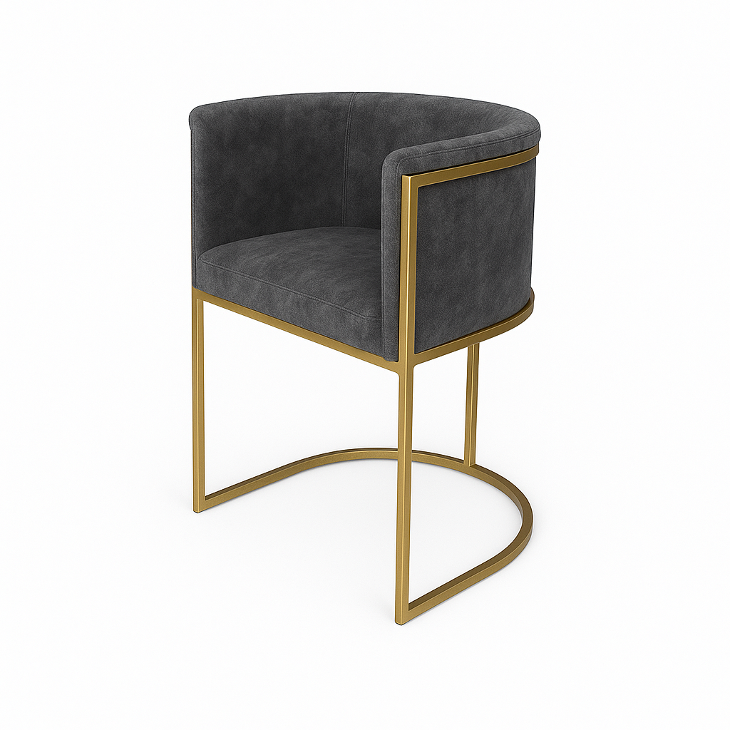 Scaun catifea GRI | model ENRI