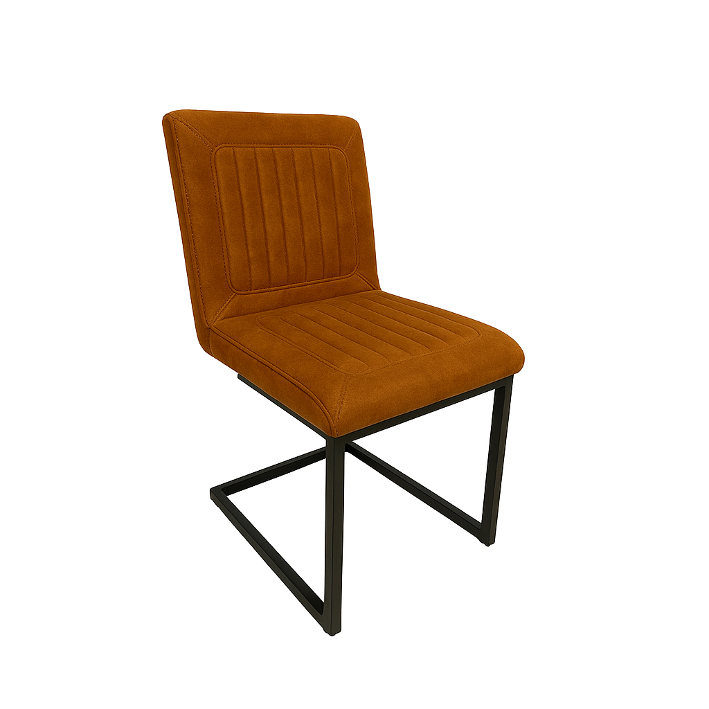 Scaun catifea GRI | model INDU BROOKLYN NA