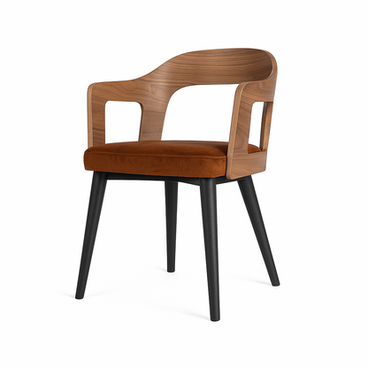 Scaun catifea GRI | model MOZI