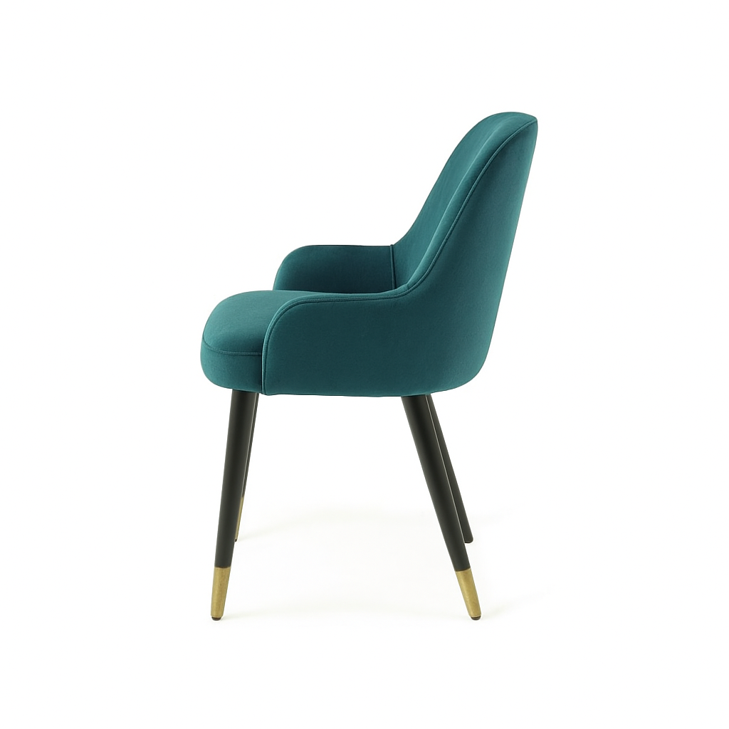 Scaun catifea VERDE | model ROCCO G
