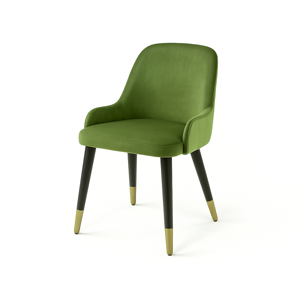 Scaun catifea VERDE | model ROCCO G