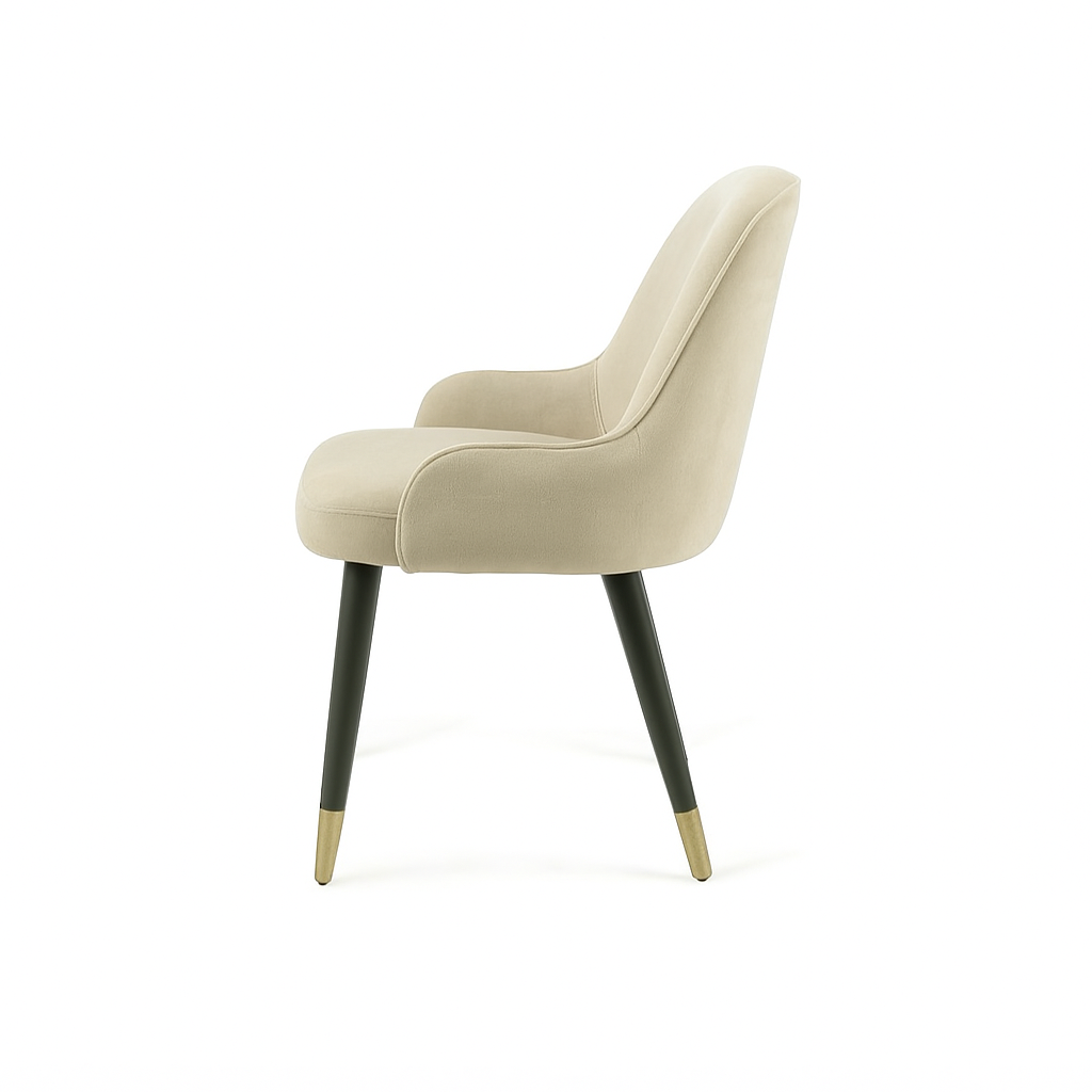 Scaun catifea BEJ | model ROCCO G