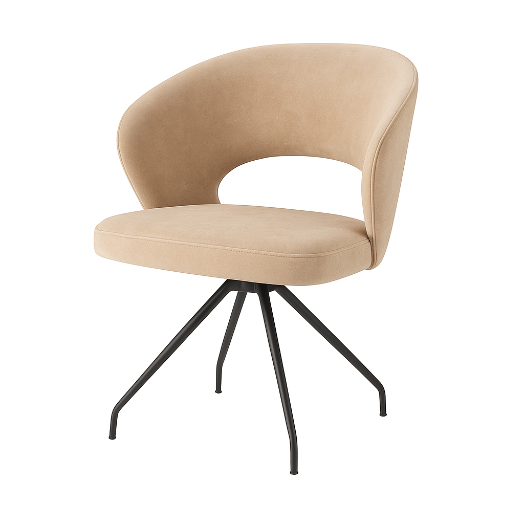 Scaun catifea MARO | model ROSE