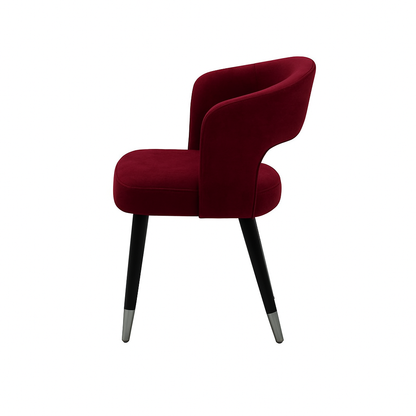 Scaun catifea GALBENA | model SANDY