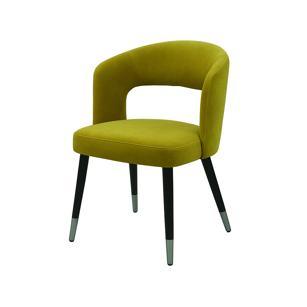 Scaun catifea ALBASTRA | model SANDY