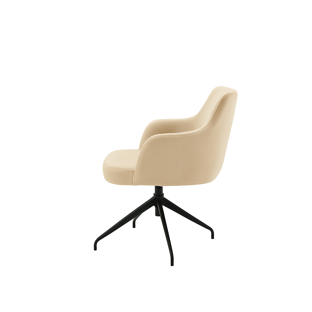 Scaun catifea ALBASTRA | model SOHO