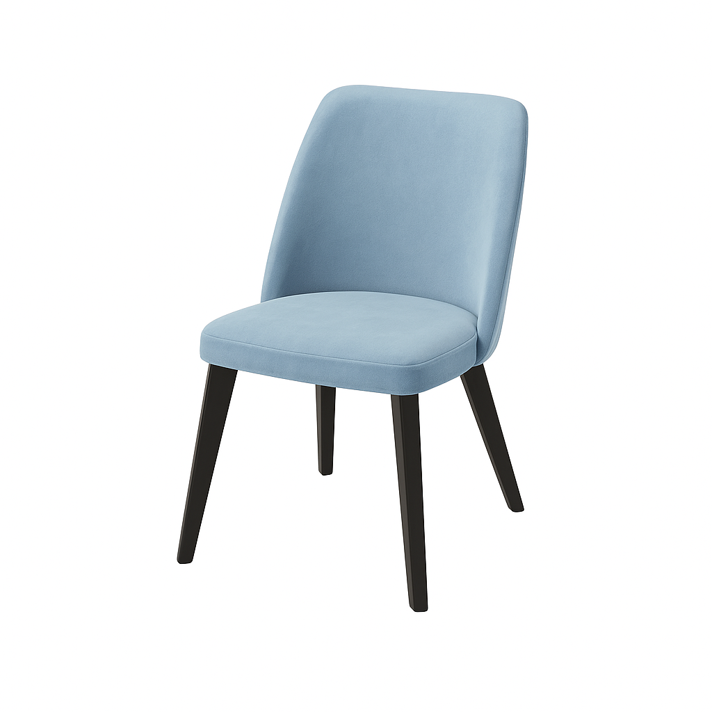 Scaun catifea GALBENA | model SOLO