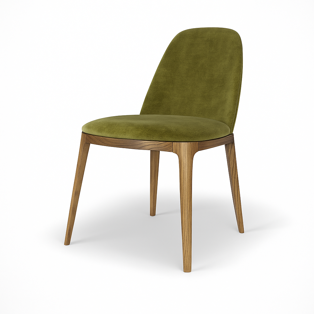 Scaun catifea VERDE | model VIVI NA