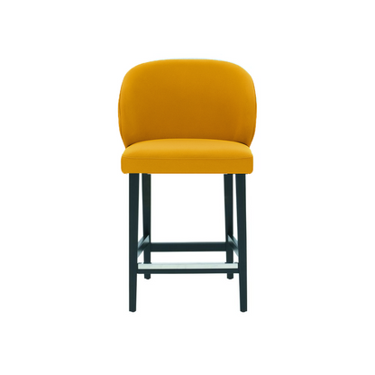 Scaun de bar catifea ALBASTRA | model CAPRICE