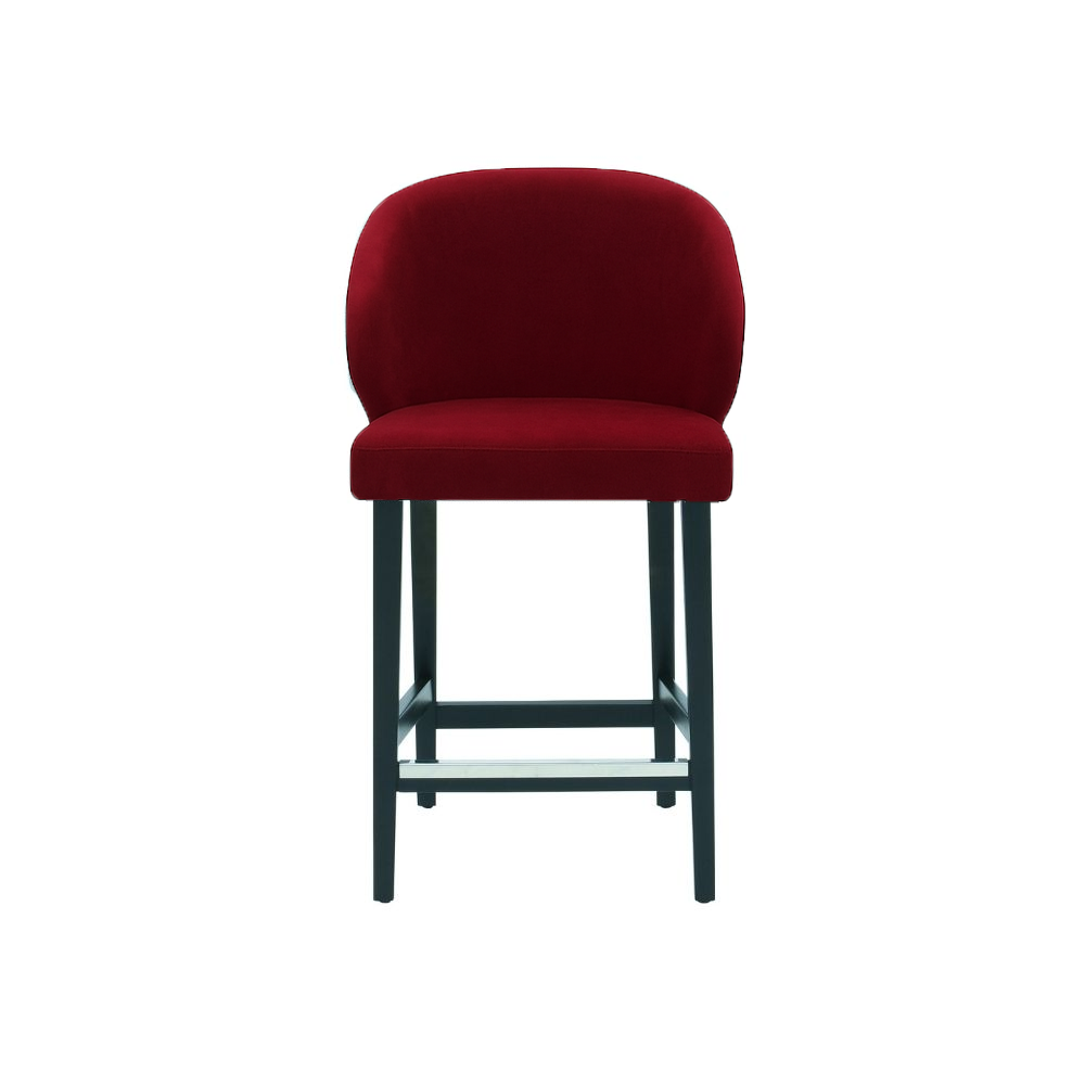 Scaun de bar catifea ROSIE | model CAPRICE