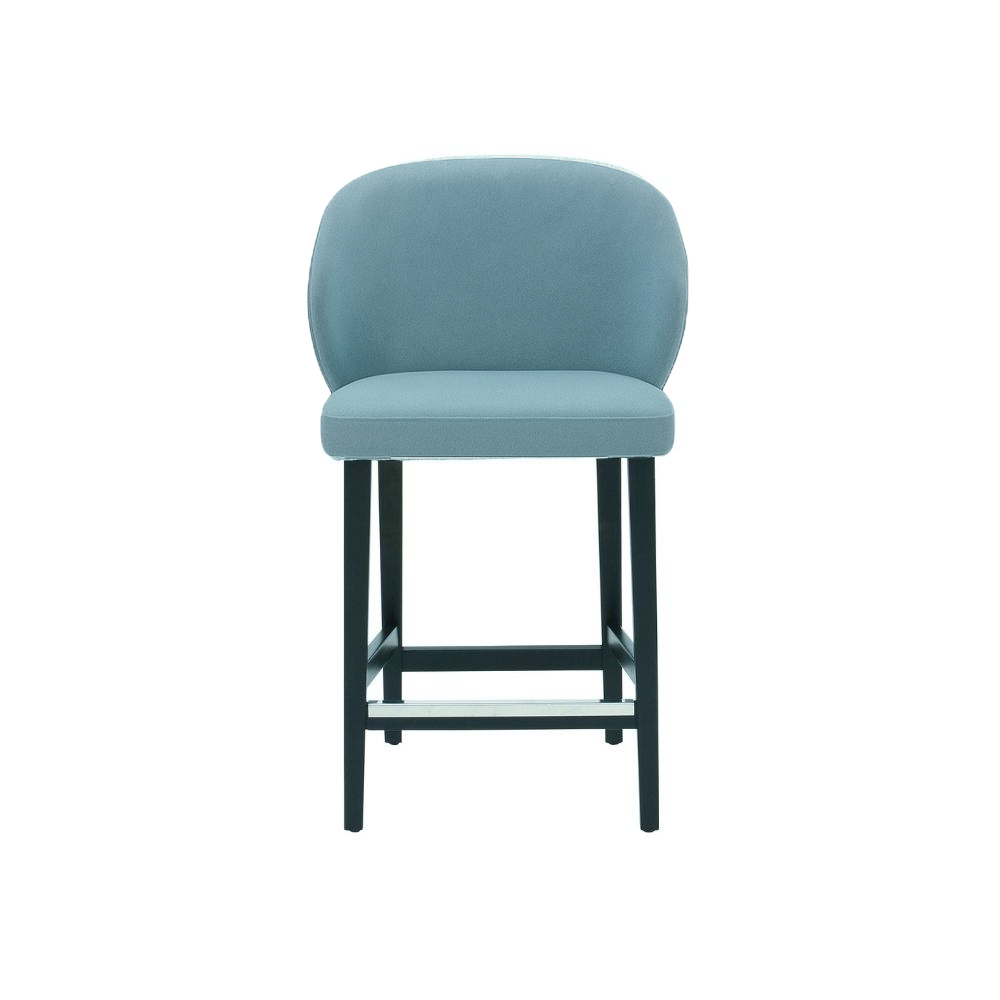 Scaun de bar catifea ALBASTRA | model CAPRICE