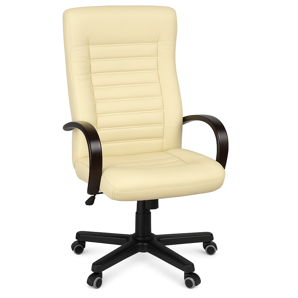 Scaun birou piele BEJ | model DALIA P