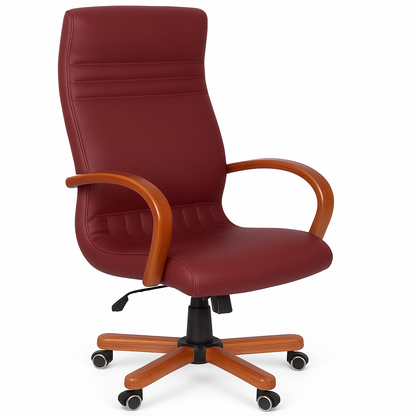 Scaun birou piele ALBASTRA | model GOLD P