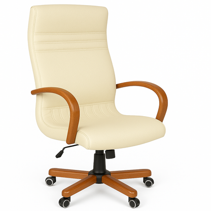 Scaun birou piele ROSIE | model GOLD P