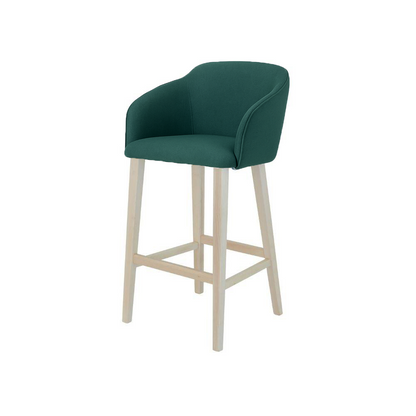 Scaun insula catifea GALBENA | model CROCO