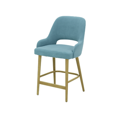 Scaun insula catifea TURCOAZ | model HUGO