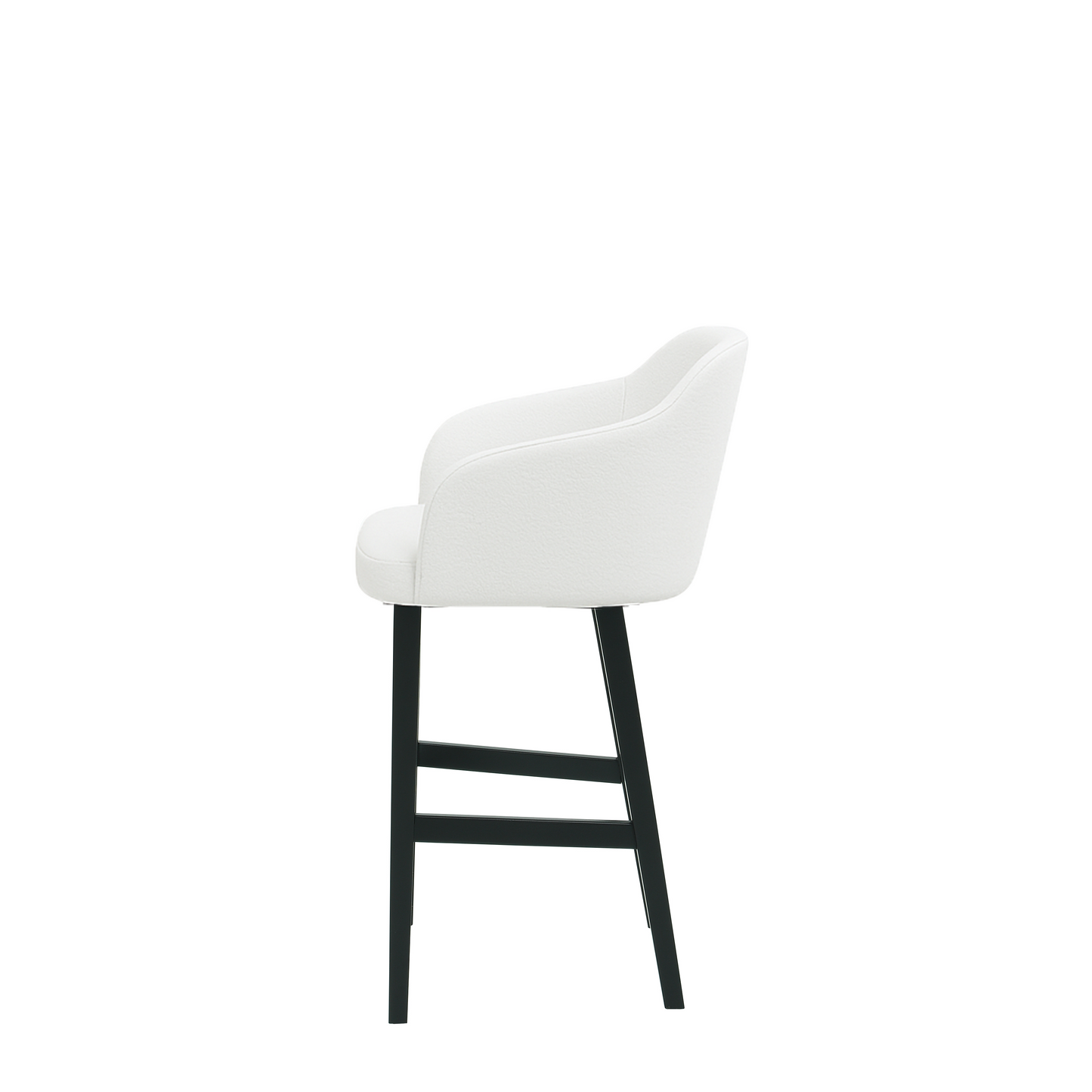 Scaun insula piele naturala BEJ | model CROCO